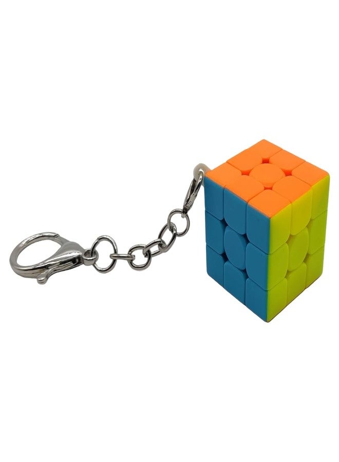Hawkister QiYi Mini 3x3 Keychain Cube Stickerless 3CM Keyring Magic Cube Puzzle - Image 3